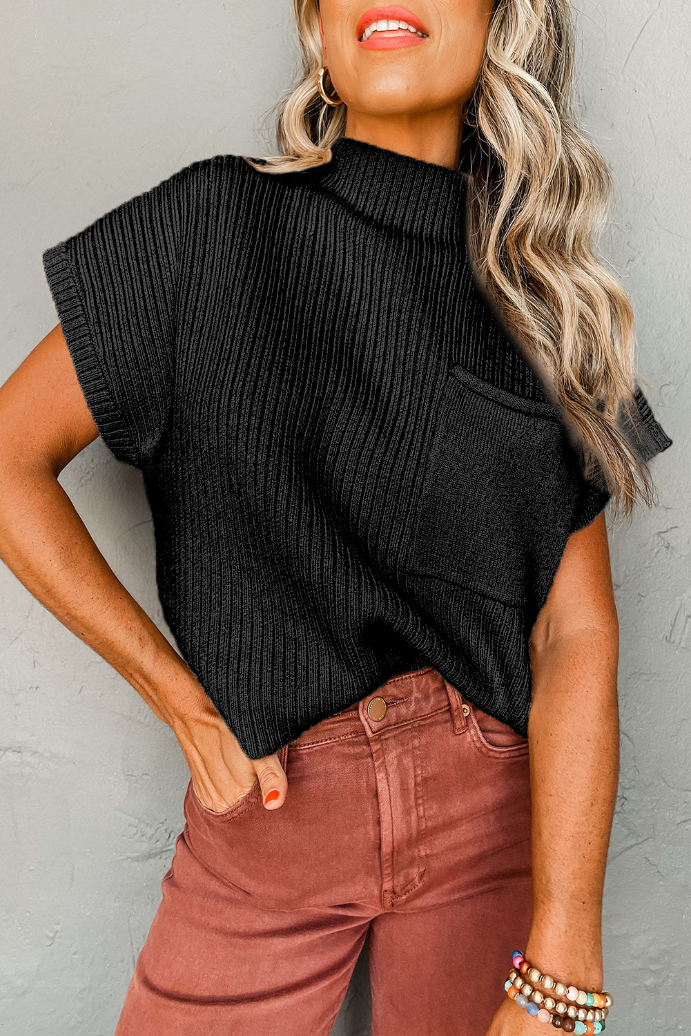 Modern Muse Short Sleeve Sweater