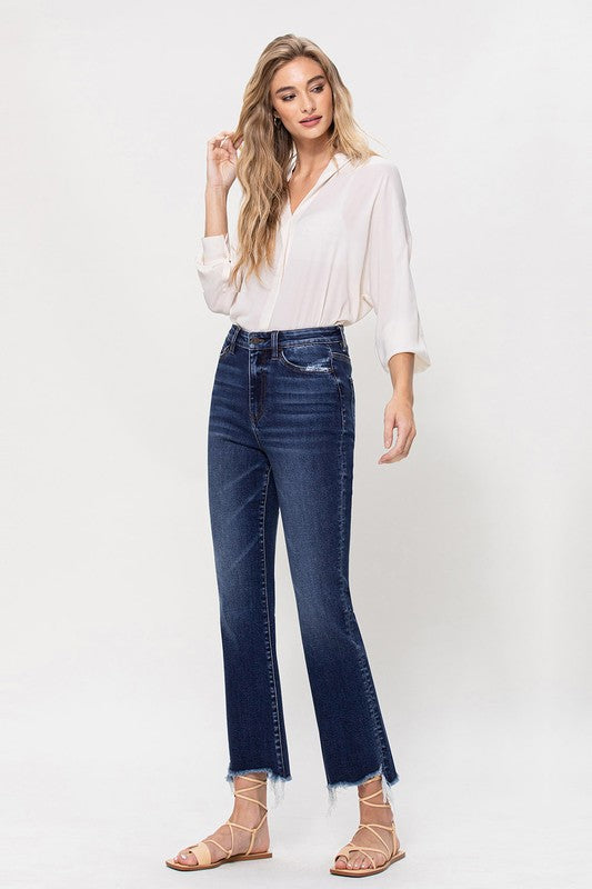 High Rise Kick Flare Jeans