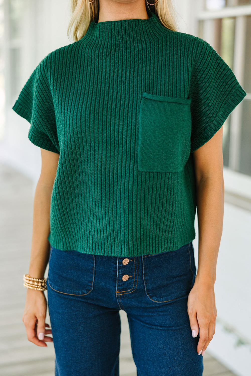 Modern Muse Short Sleeve Sweater