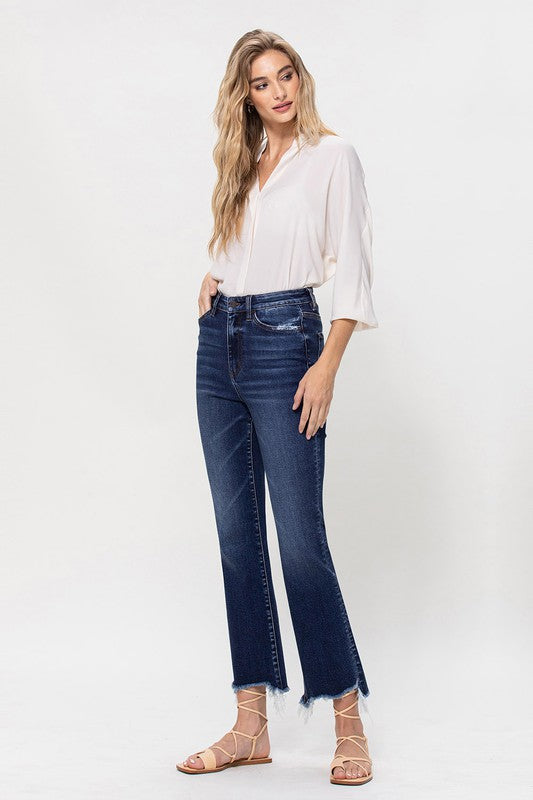 High Rise Kick Flare Jeans