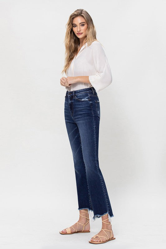 High Rise Kick Flare Jeans