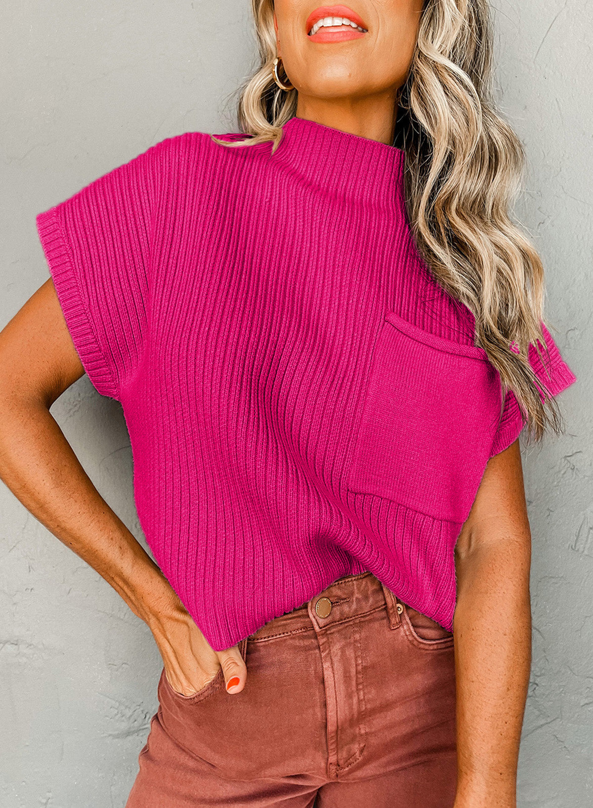 Modern Muse Short Sleeve Sweater