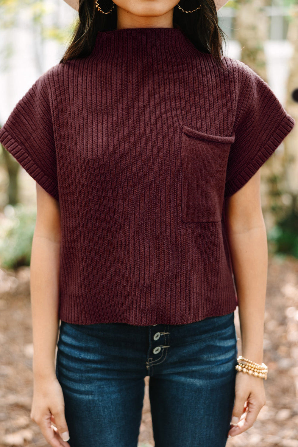 Modern Muse Short Sleeve Sweater