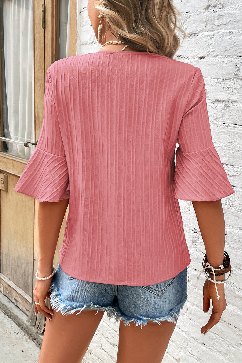 Casual Charm Textured Top