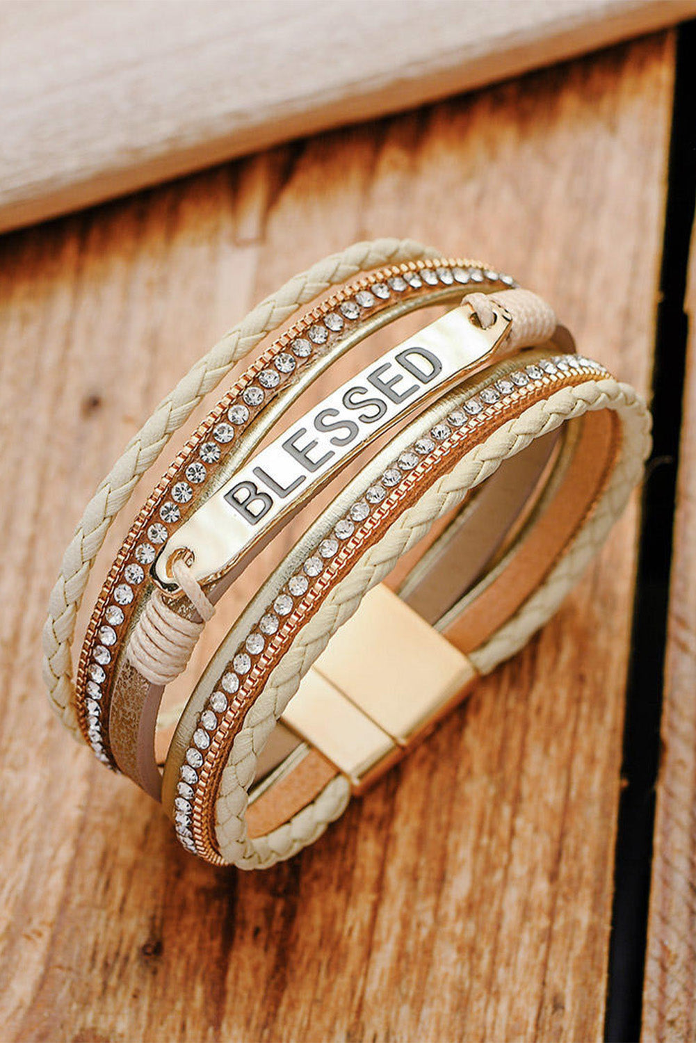 Beige Blessed Bracelet