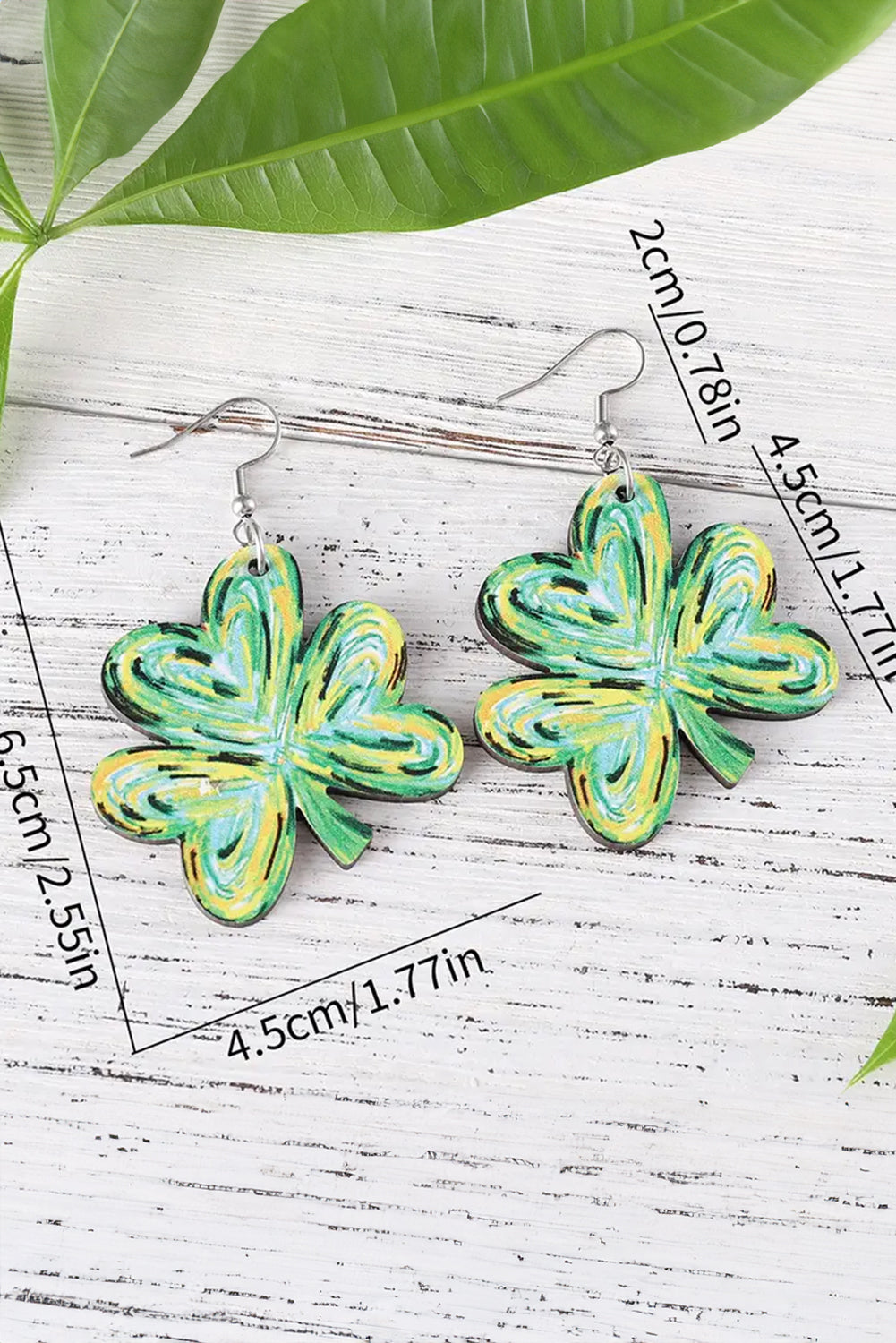 Shamrock Drop Earrings