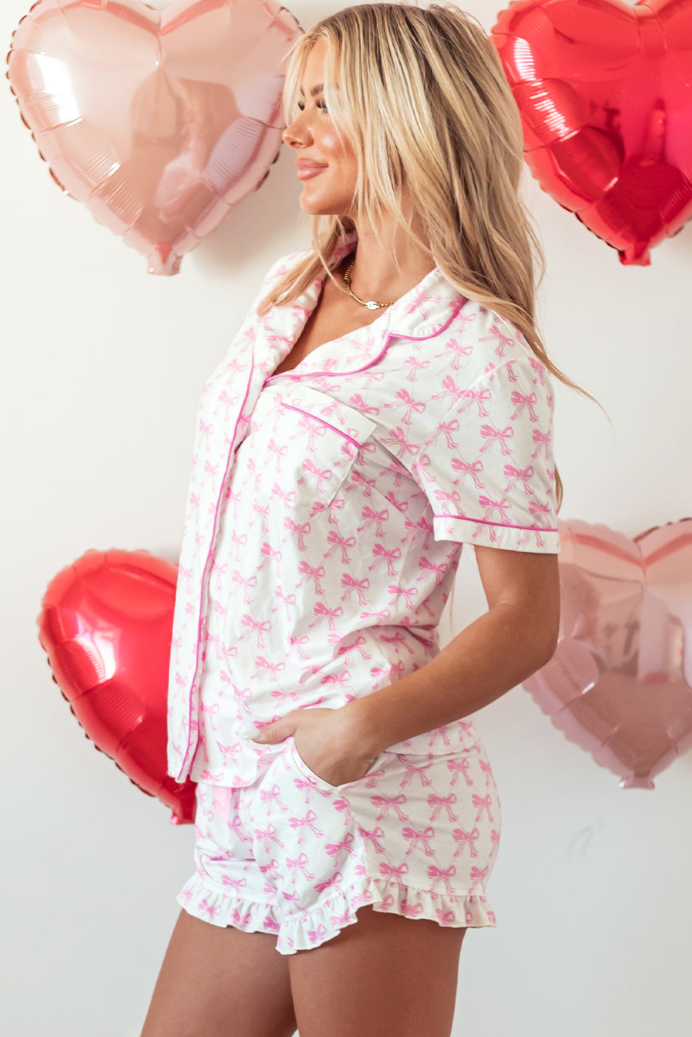 Bowtiful Comfort Pajama Set