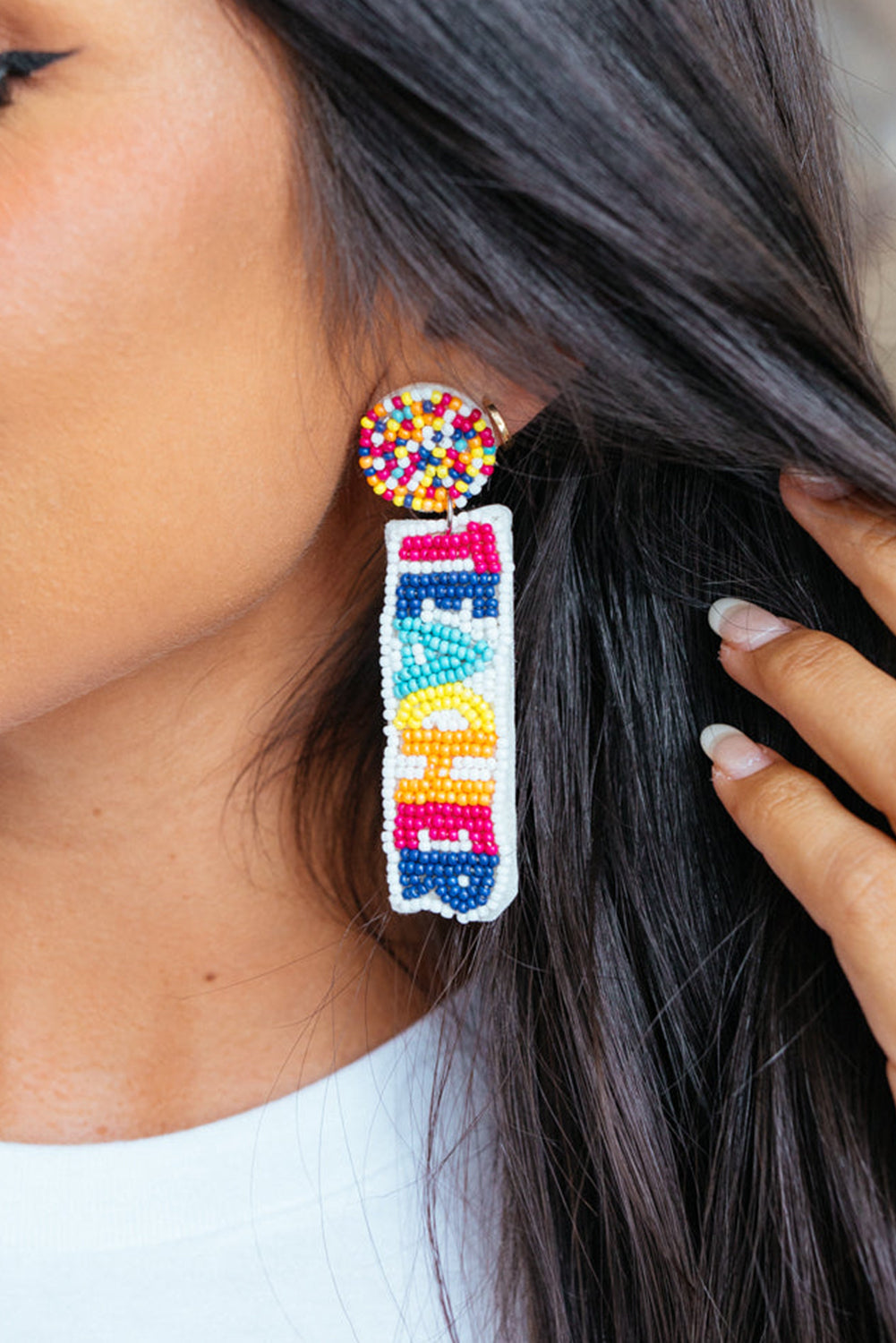 Teacher Beaded Earrings