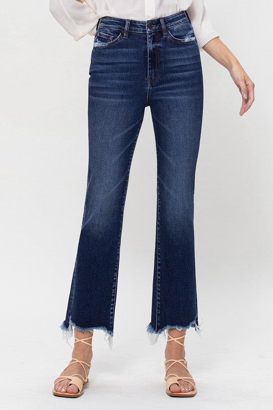 High Rise Kick Flare Jeans