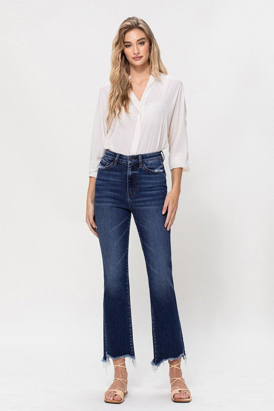 High Rise Kick Flare Jeans