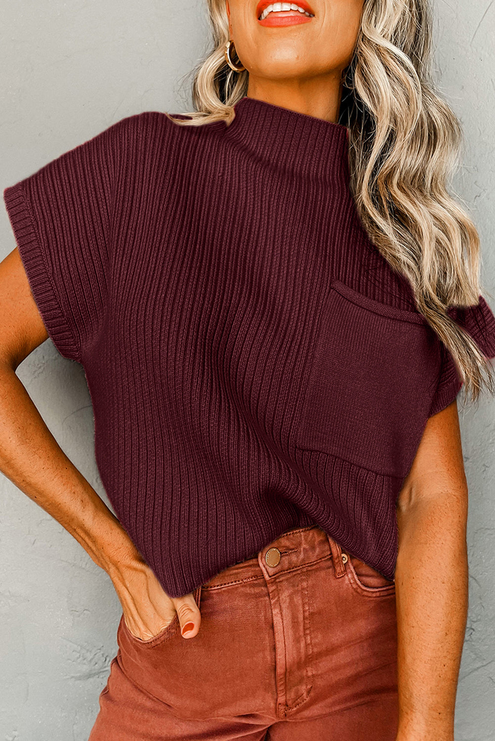 Modern Muse Short Sleeve Sweater