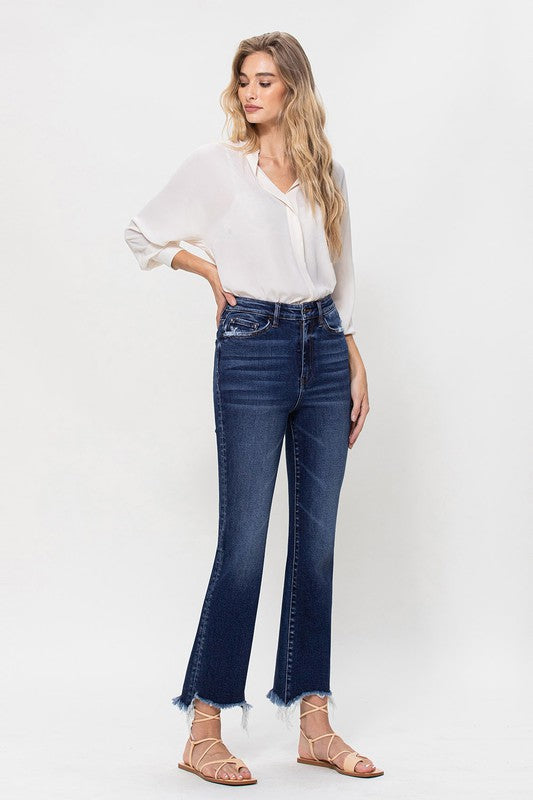 High Rise Kick Flare Jeans